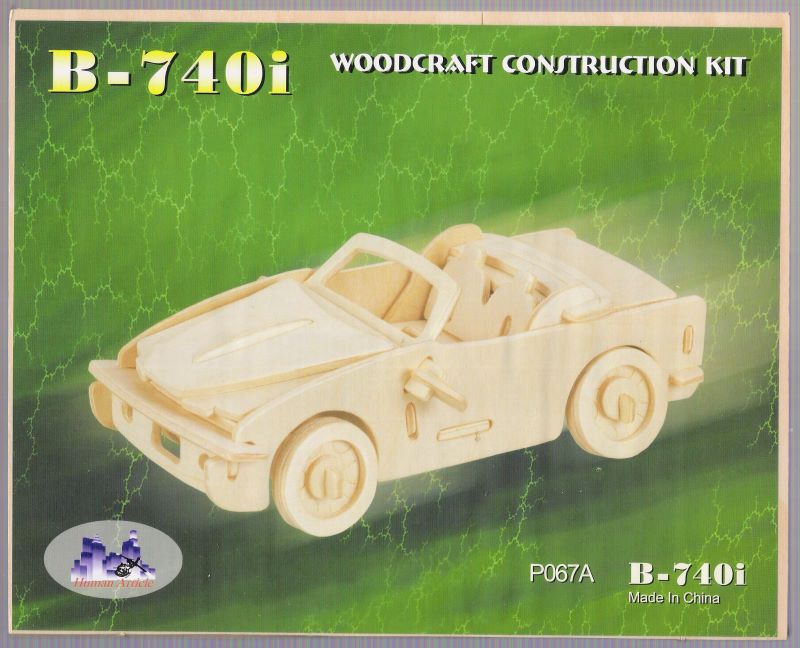 Car 3d Puzzle dxf